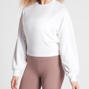 Athleta White Sweater